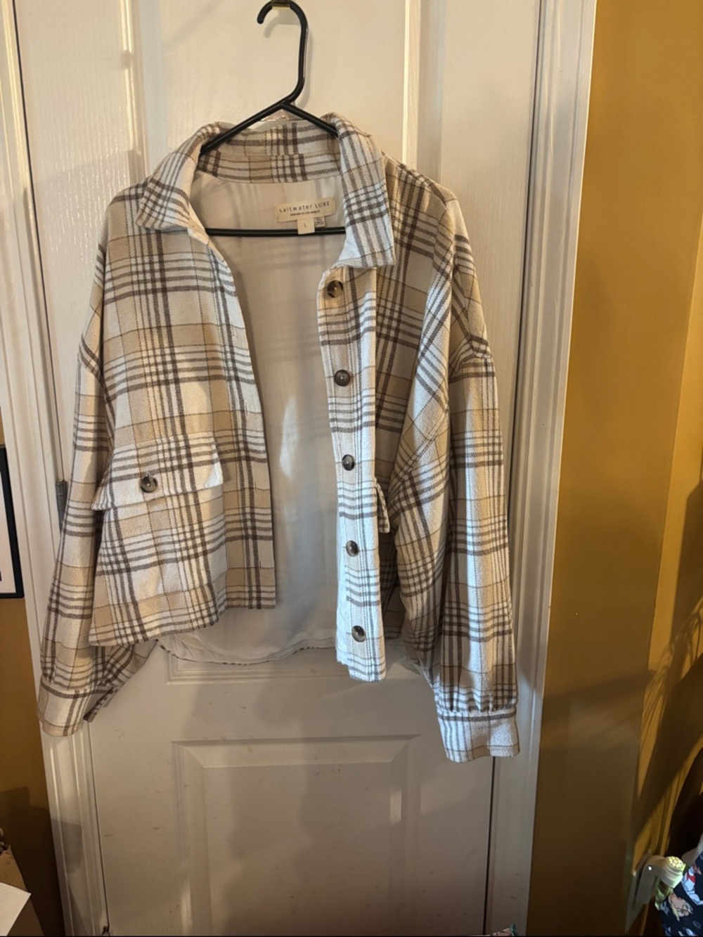 Saltwater Luxe size large flannel shacket
